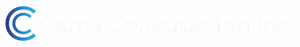 Cama Construction Logo White